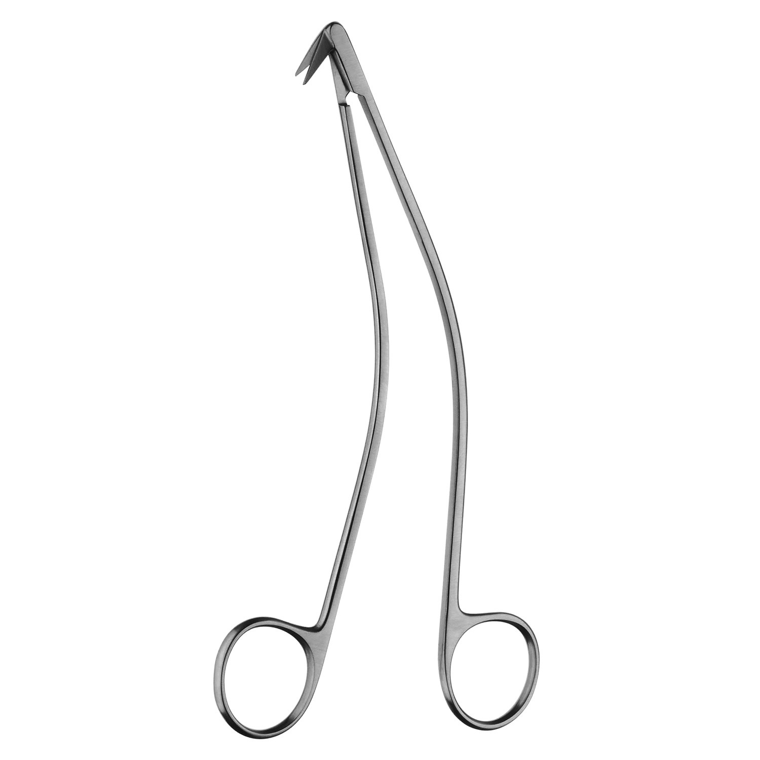 Favaloro Coronary Scissors, 130 Degree Angle, Curved Shanks, 6 3/4" (17.1 Cm)